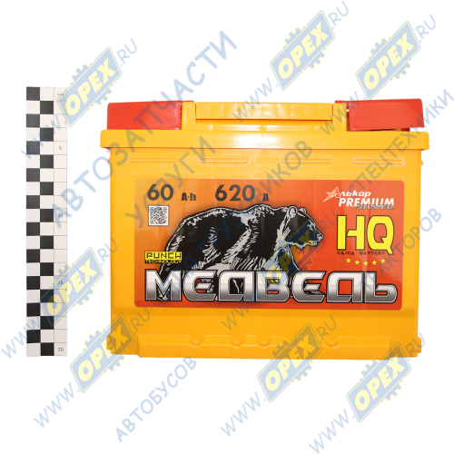 4607175658898 Аккумулятор (АКБ) обратная полярность [0] 60 а/ч 242х175х190; 620А silver Тюменский медведь1